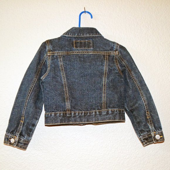 Arizona Jean Company Blue Denim Jacket with snaps Size 4 girls - Picture 5 of 6